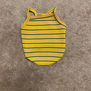 Yellow Summer Pet Tee